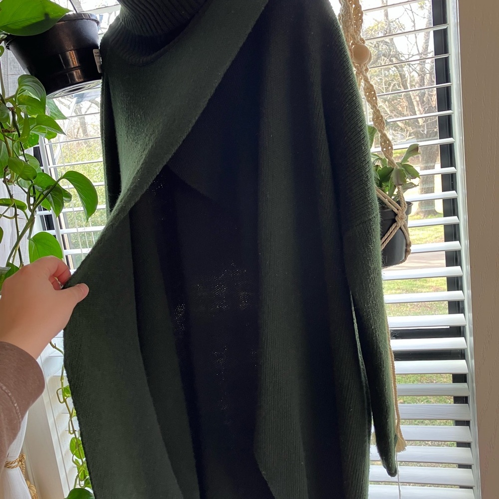 Turtle Neck Sweater Dress/Cape!